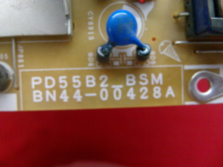 Samsung BN44-00466A PD55B2F_BSM PSLF171B03C SU10054-1103 LIPPEN STROMVERSORGUNG